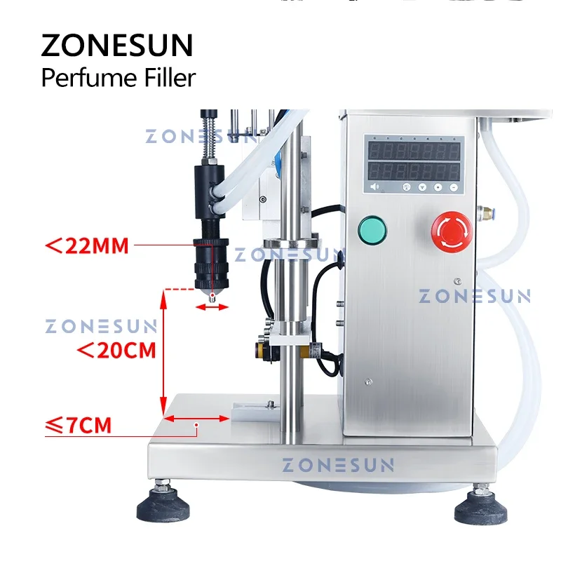 Perfume Fragrance Bottle - ZONESUN ZS-YTZL500S Пневматическая вакуумная машина для