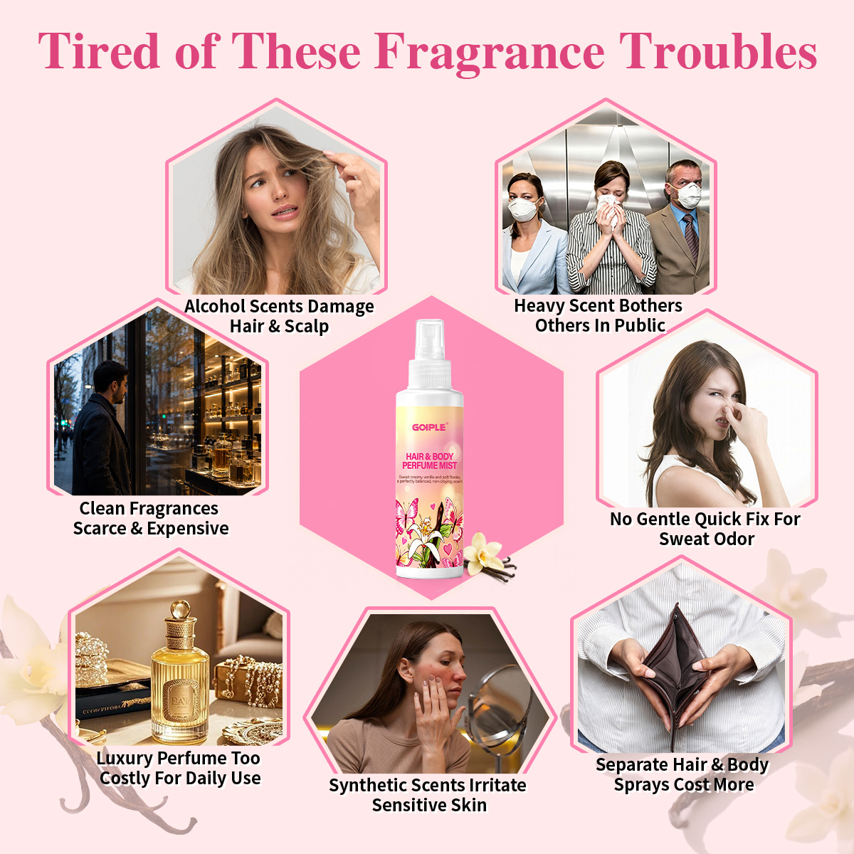 Парфюмированный спрей для воло – обзор и цена Perfume Light Fragrance