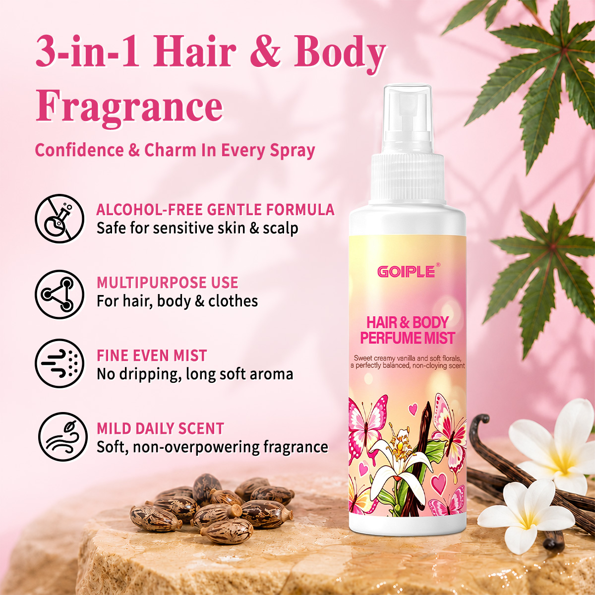 Парфюмированный спрей для воло – обзор и цена Perfume Light Fragrance