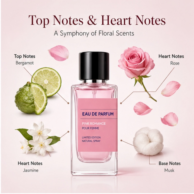 Элегантный розовый романтическ – обзор и цена Perfume Fragrance Bottle
